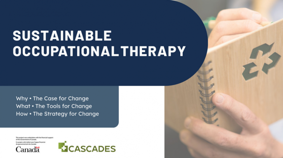 Front cover of Sustainable Occupational Therapy playbook